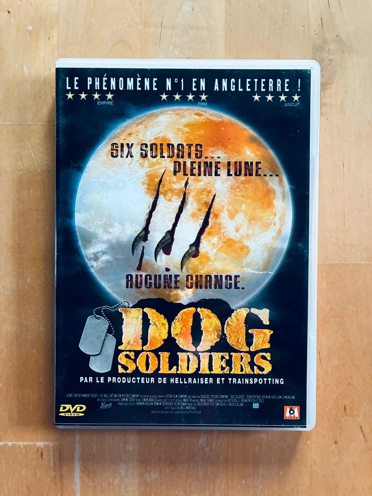 DVD Dog Soldiers de Neil Marshall.